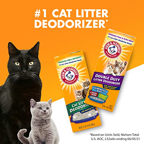ARM & HAMMER Cat Litter Deodorizer Double Duty, 30 oz, 6 Pack by Arm & Hammer - Image 2