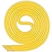 Di Ficchiano-SW-03-yellow-75 gewachste runde Schnürsenkel, Schuband, Laces, Durchmesser 2-4 mm für Businessschuhe, Anzugschuhe und Lederschuhe