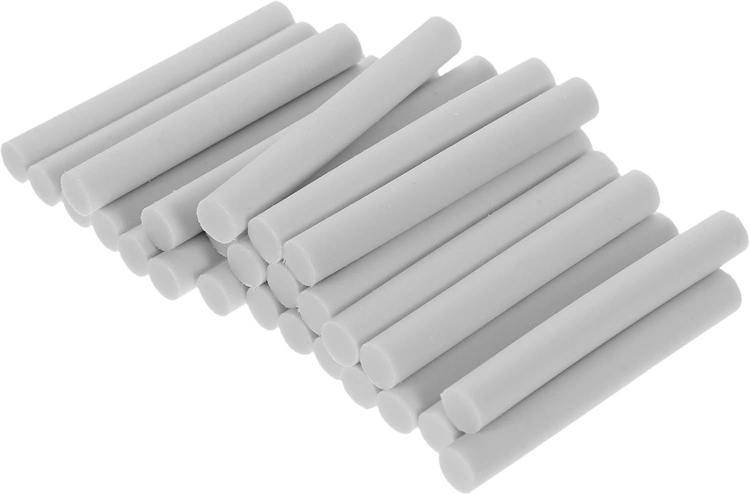 100pcs Long Drawing Eraser for Students and Artists, PVC White