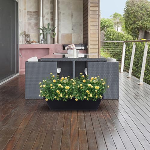 Pots de fleurs d'extérieur drainants pour éviter l'excès d'eau