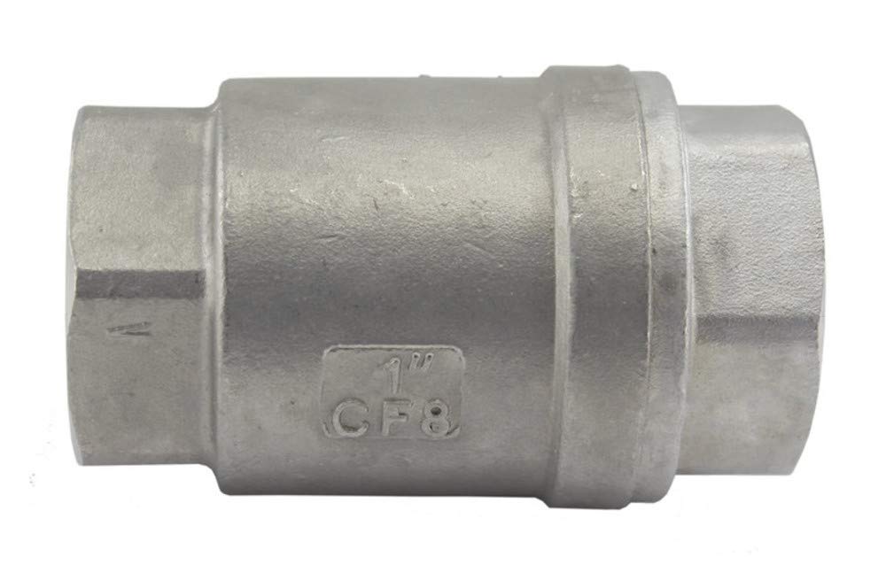 Duda Diesel Duda Energy VCV-WOG1000-F100 Vertical Check Valve, 304 Stainless Steel, 1