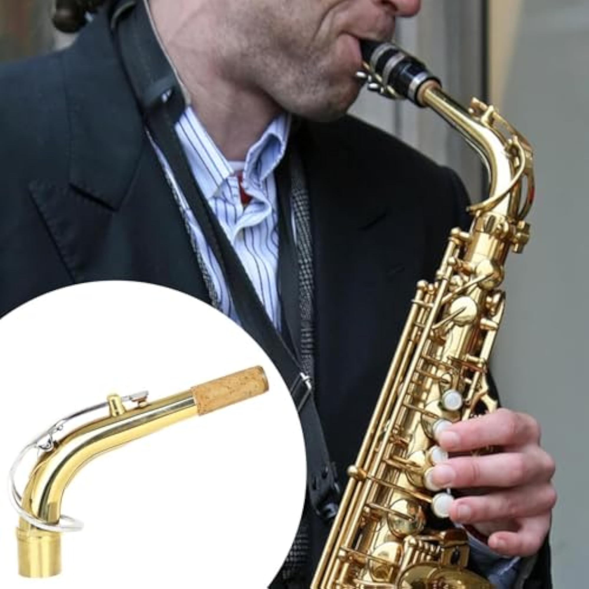 Alto Saxophone Neck, Sturdy Musical Instrument Accessory
