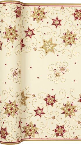 Tischläufer Rolle Stars and Swirls Gold – Sterne und Wirbel...
