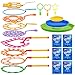 JOYIN Big Bubble Wands Set with with Tray, 21