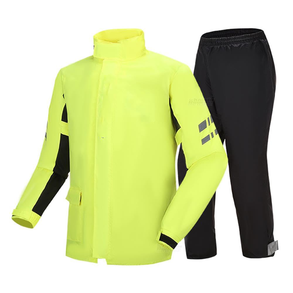 Hcclijo Männer Moto Regenmantel Regen Mantel Jacke Hosen Motorrad Angeln Sommer Motorrad Biker Regen Set