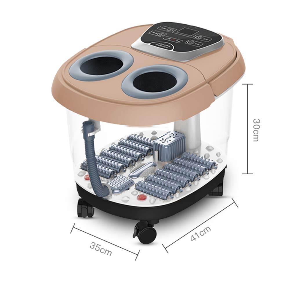 HMTE Massaggiatore Elettrico per pediluvio con Calore Massaggiatore motorizzato per pediluvi con Calore