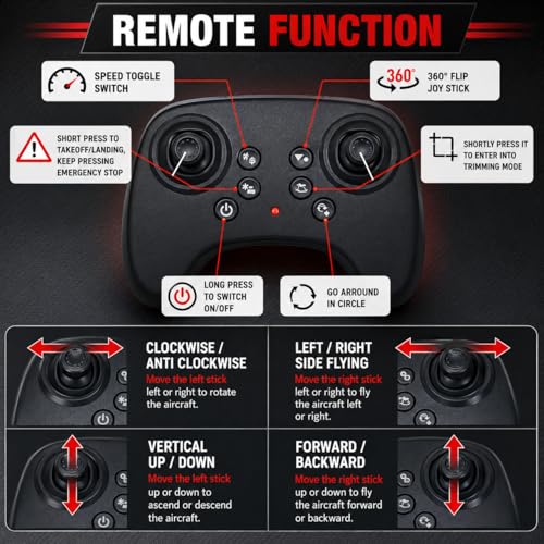 Image of RC Jet Airplane for Kids & Adults with Remote Control, 2.4GHz High Speed RC Plane Toy with LED Lights, Easy to Fly Remote Control Jet Plane for Boys Girls Outdoor Flying Toy (Red) (RED)