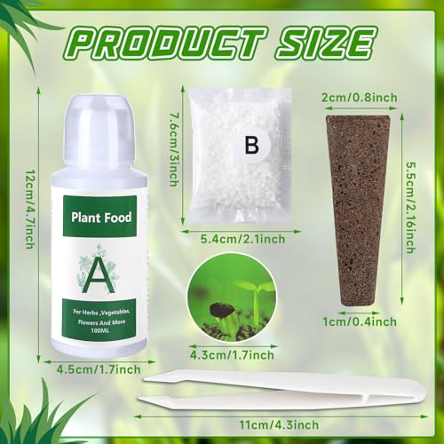 DECYOOL Kit hidropônico - Inclui etiquetas de pinças de esponjas