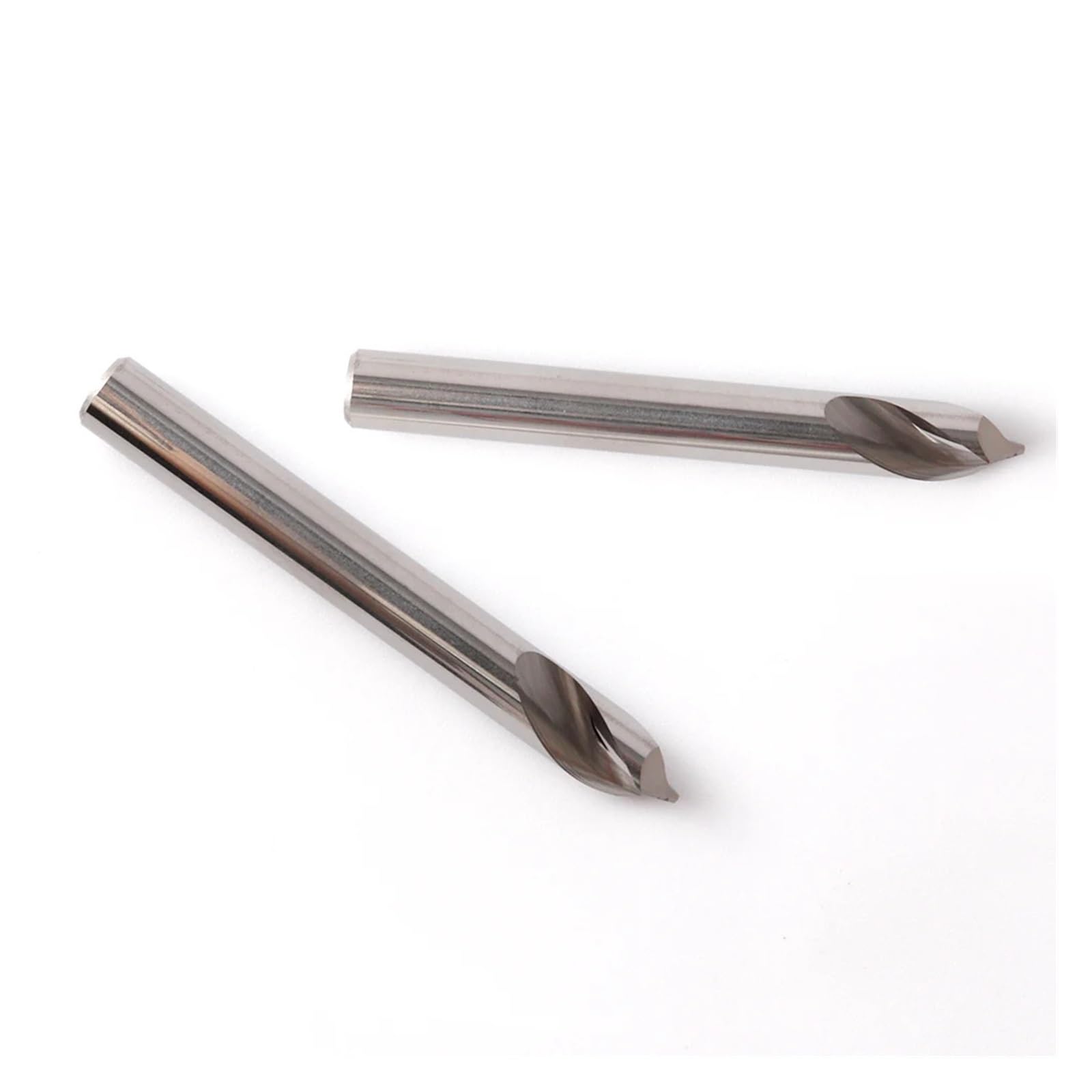Set di Punte for Trapano svasatore HRC55 scanalatura Dritta smussatura 90 Gradi for Fresa in Alluminio carburo Acciaio al tungsteno(12xD12x75Lx90R,10)