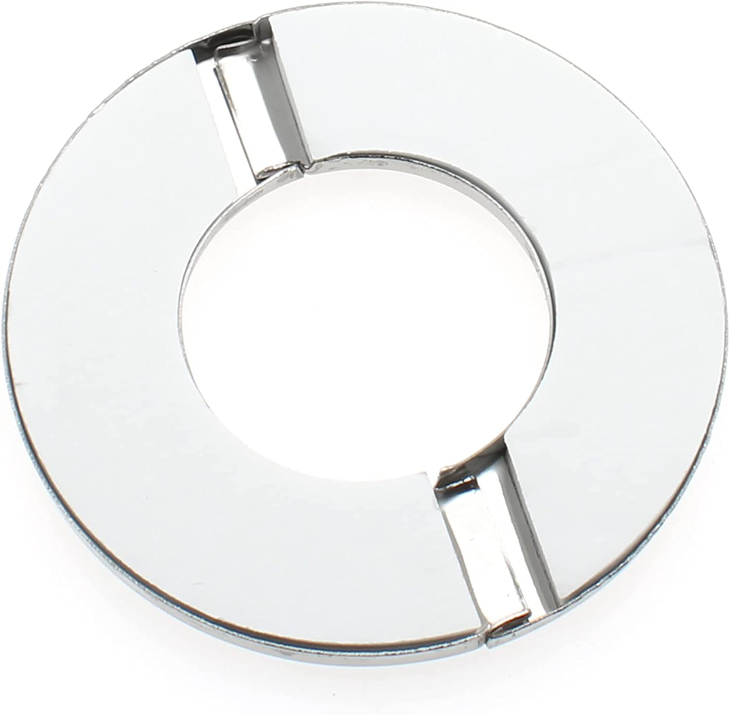 Rosetta per tubo stufa, copertura in acciaio inox, manicotto per tubo, supporto per camino, ginocchio per stufa, rosetta per cappa del camino, piastra di base (DN 80mm)