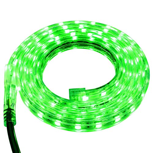Tira de LED verde de 3.28 pies, corte personalizado, 120V miniatura 1