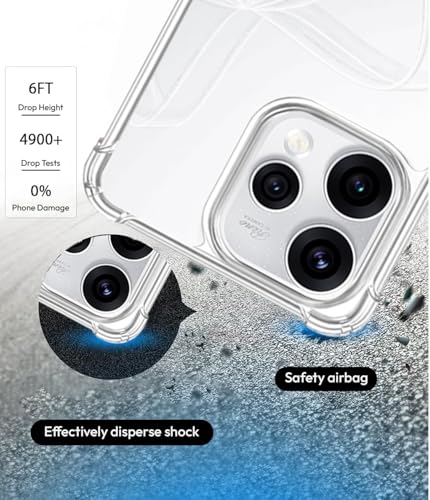 Image of KAPAVER Essential Back Cover Case Compatible with Oppo Reno 15 (PC+TPU) (Oppo Reno 15 - Clear)