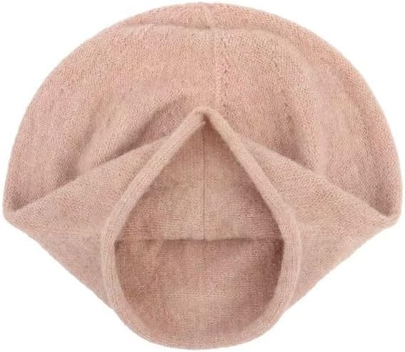 Warm Woolen Knitted Cap for Women Versatile Outdoor