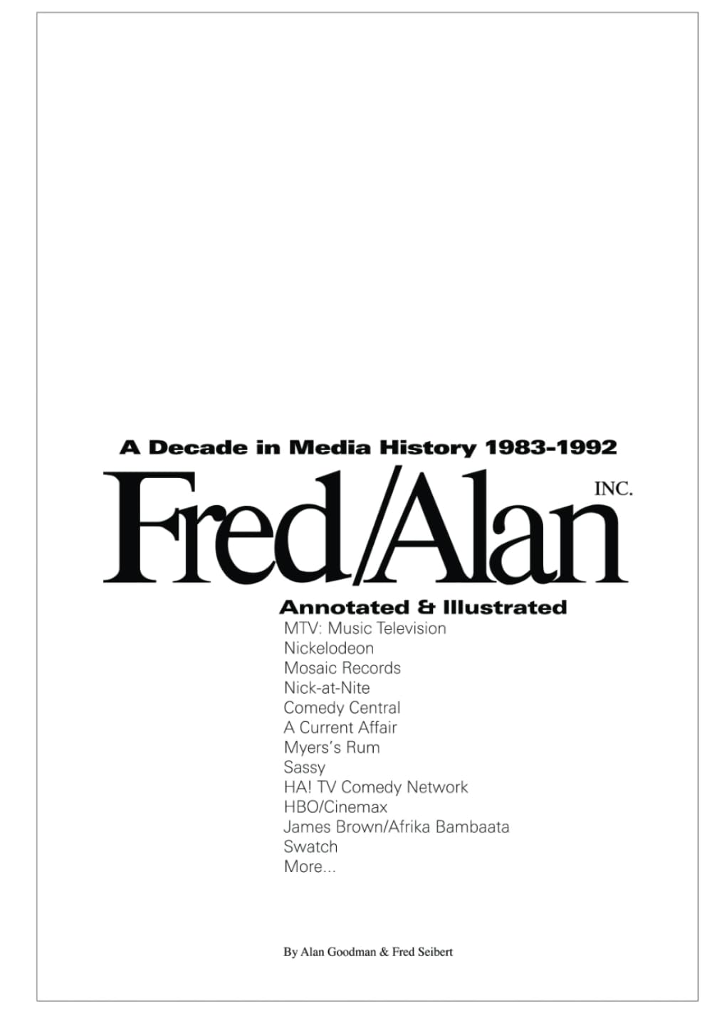【中古】 ザ・アベレージ・ブック/サンドケー出版局/森川直樹 Amazon.com: Fred/Alan: A Decade in Media History 1983-1992