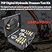 70P Digital Hydraulic Pressure Test Kit w/ 3 Gauges (1 * 16MPa, 2 * 70MPa) & 22 Couplings Replacement for Caterpillar, John Deere Excavator Repair Mixizap