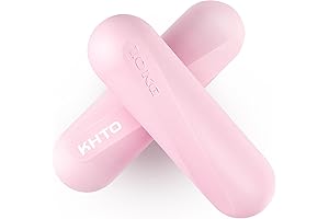 KHTO Neoprene Dumbbell Weight Bars Sculpted for Women