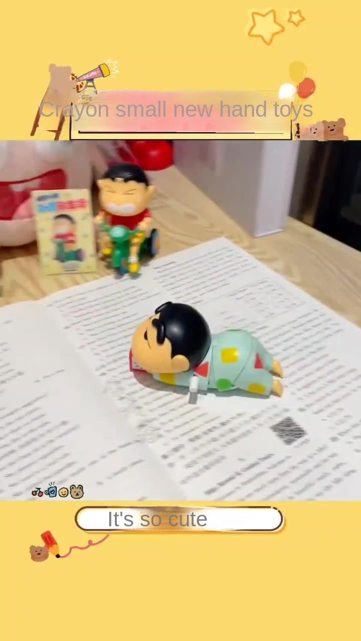 TOYVELLY Crayon Shin-chan New Life Doll or Shin-chan Crawling Alarm Clock Toy 3