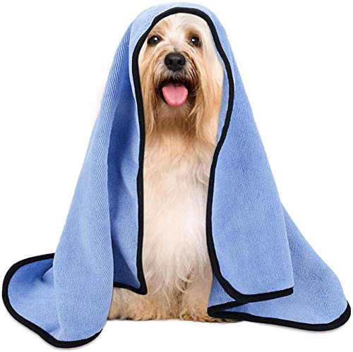 TAIYUNWEI Haustier Badetuch,2 STÜCK Handtücher für Haustiere|Schnelltrocknendes Handtuch für Hund|Ganz Weich und Bequem Saugfähige Handtücher für Hund&Katze|Ideal für Kleine/Mittlere Tiere