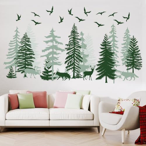 Vinilos Decorativos Árbol y Animales MuralMood 2pcs miniatura 4