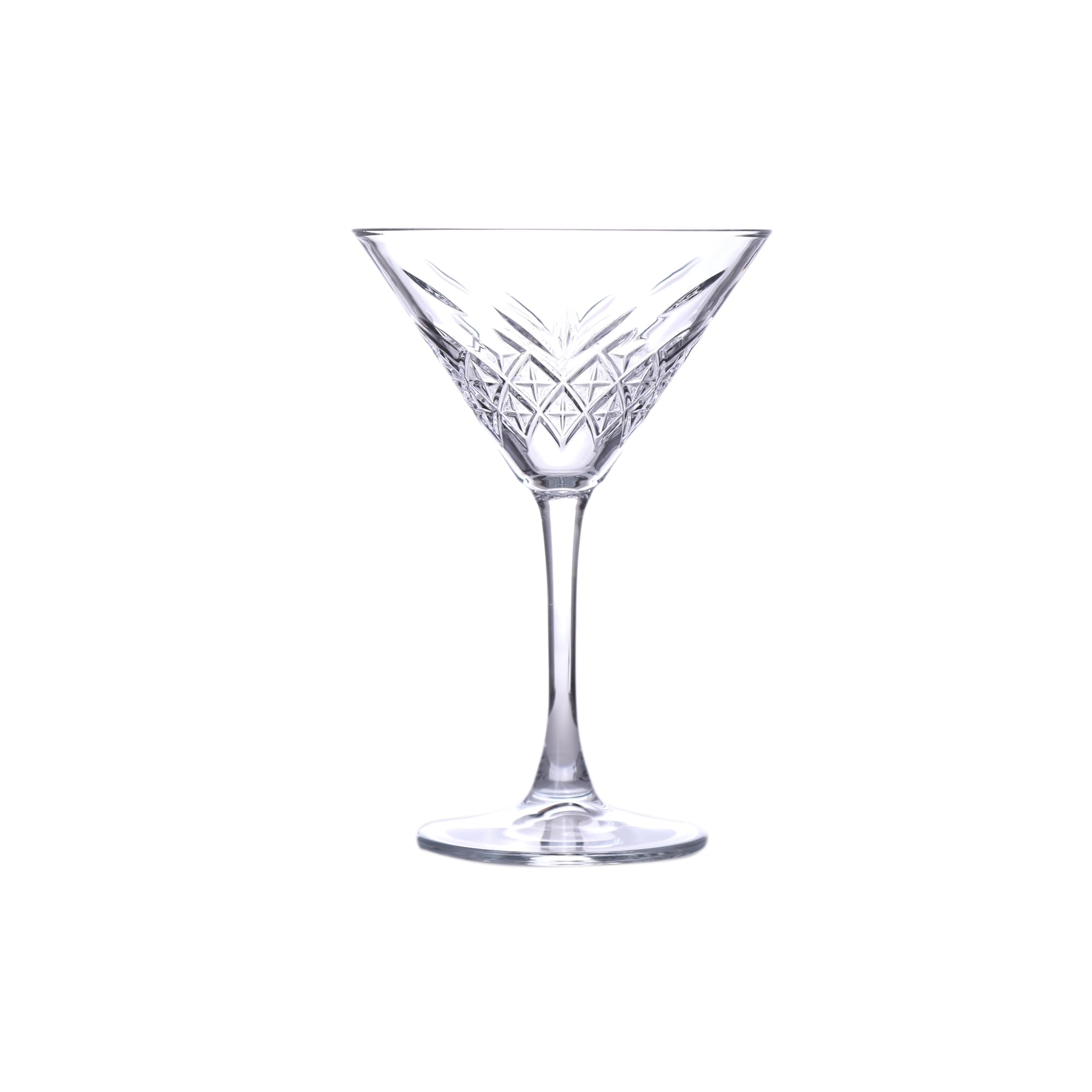 Set di 4 Bicchieri da Martini Vintage (230 ml/7,7 once). Bicchieri Cocktail, Bicchieri da Martini per Espresso, Bicchieri da Margarita, Bicchieri da Champagne con Stelo Lungo