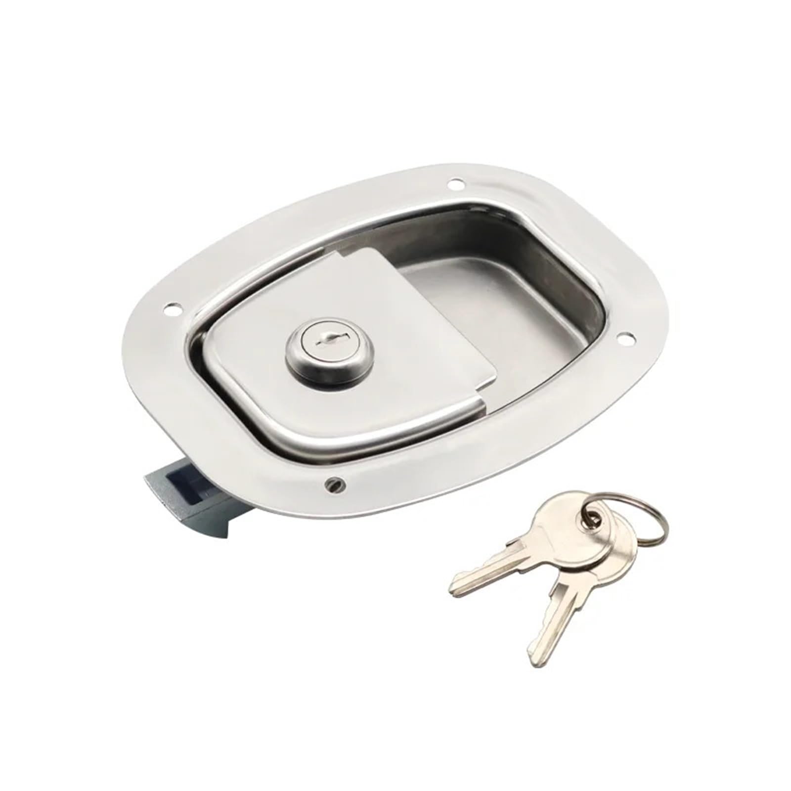 Sxolcoufoh One Color 304 Stainless Steel Large Panel Lock 1Pcs