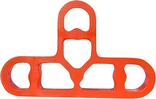 JINYO Color rojo de 0.394 in 38 de pulgada de chapa de ladrillo delgado espaciador de azulejos Sistema de nivelación de azulejos Espaciador de