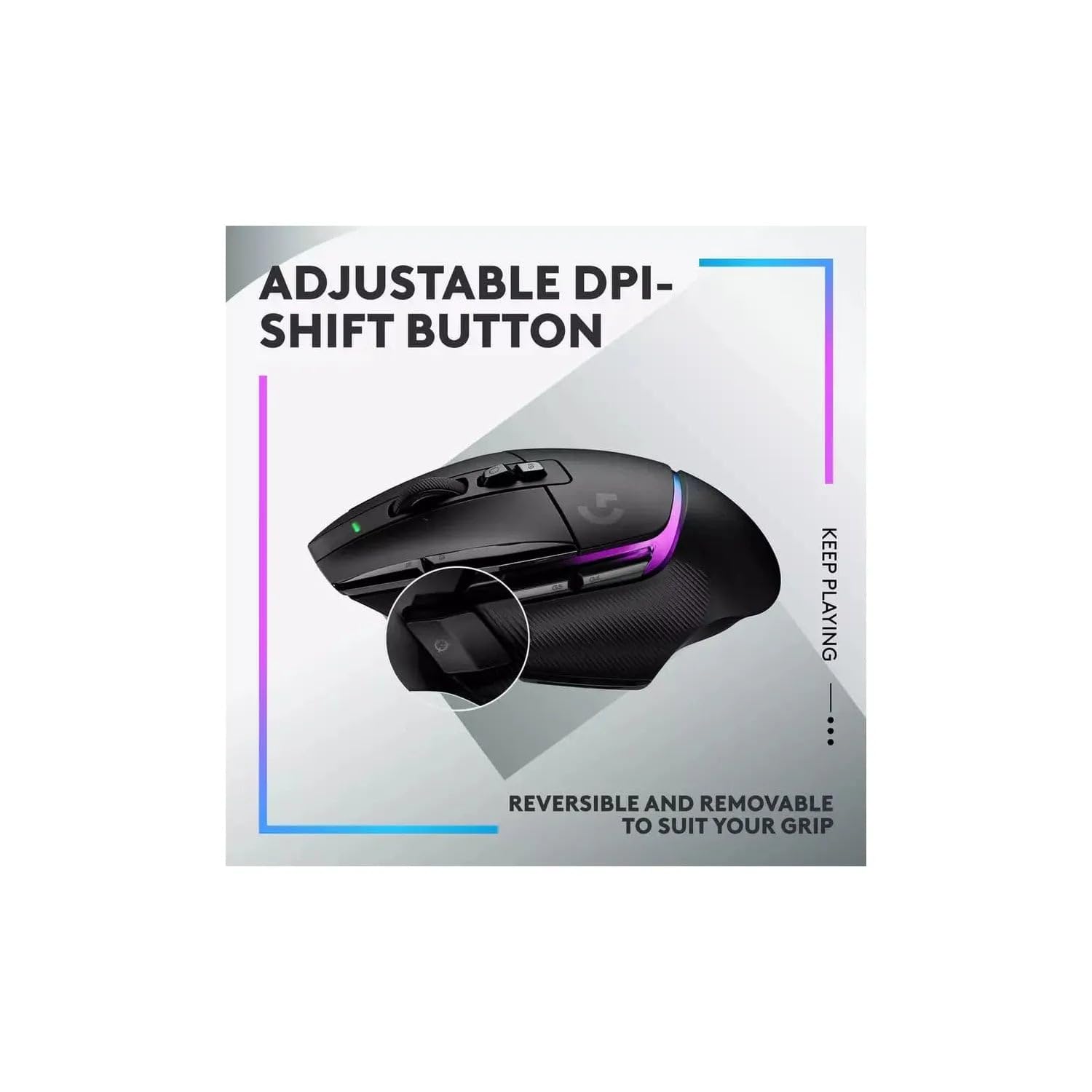 Logitech G502 X Plus Lightspeed Wireless RGB Gaming Mouse, Black