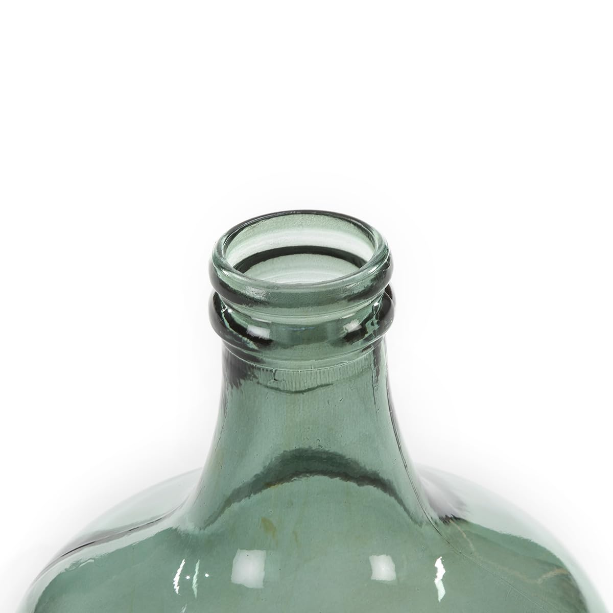 JARRON 27X27X42 CRISTAL VERDE