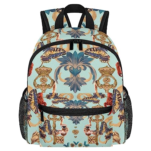 Sac à dos à rayures et motifs marins pour l'école primaire