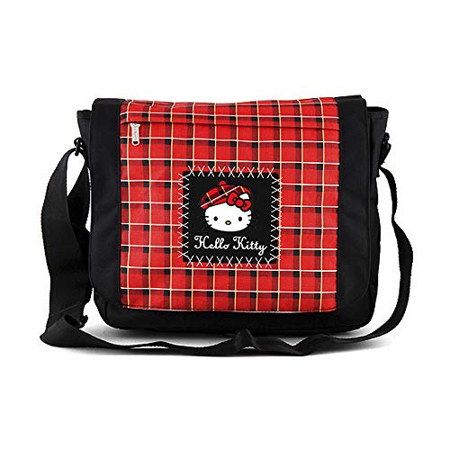 Target Shoulder Bag Hello Kitty Umhängetasche, 36 cm, Schwarz (Nero)