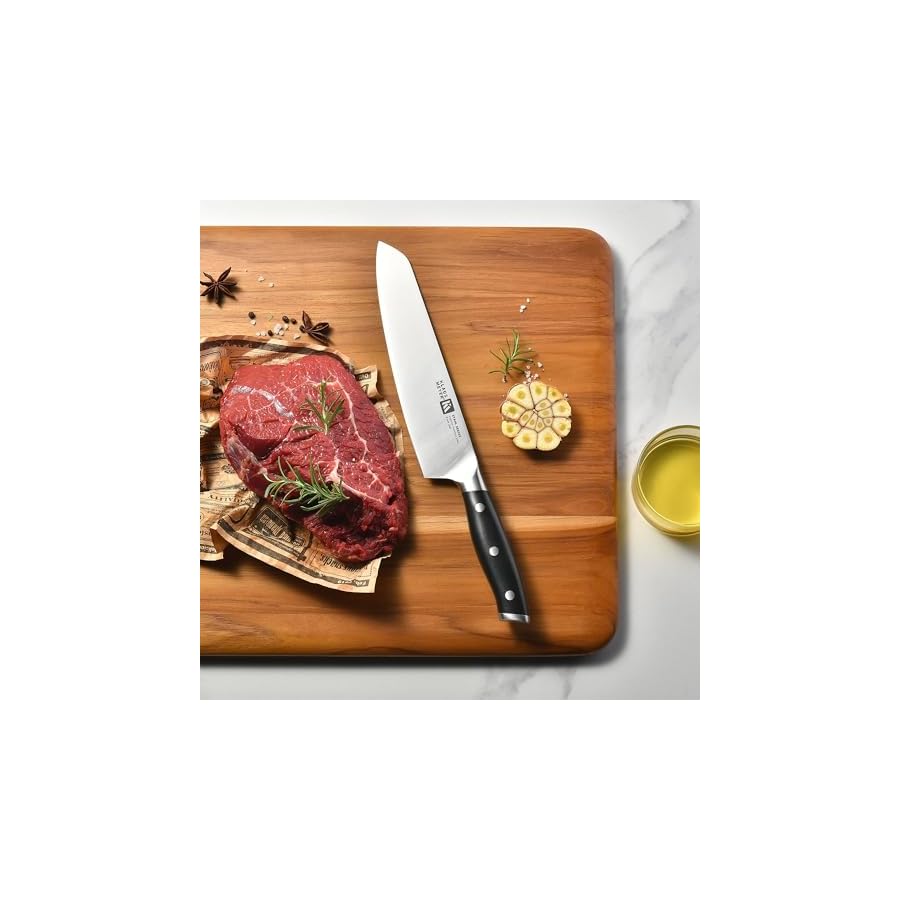 Stahl-High-Carbon-Exclusive-German-Steel-13-Piece-Knife-Block-Set-Black Klaus Meyer Stahl High Carbon Exclusive German Steel 13 Piece Knife Block Set (Black)