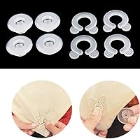 Vista 4 de ULTNICE Clip ajustable para sábanas de cama, 4 piezas, correa de soporte para mantener las sábanas en su lugar