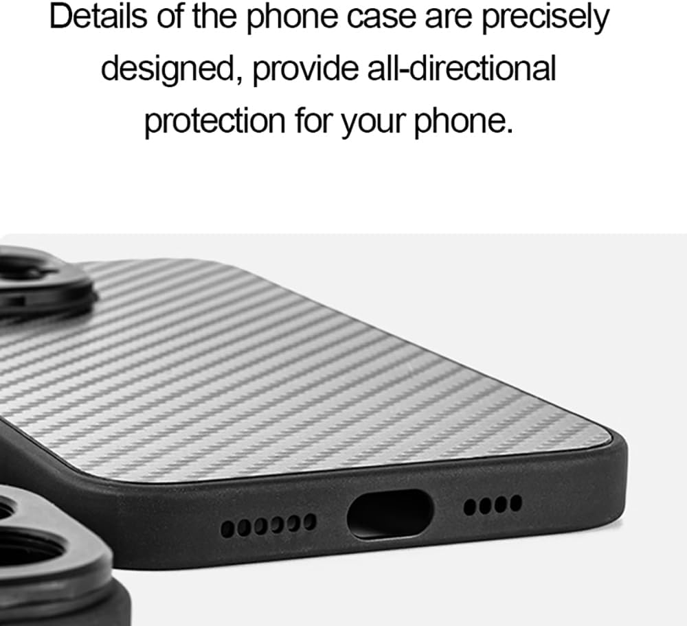 Kase M17 Phone Lens Mount Protective Case Compatible with iPhone 15 Pro Max, Master Macro Lens & All 17mm Thread Smartphone Lens Black