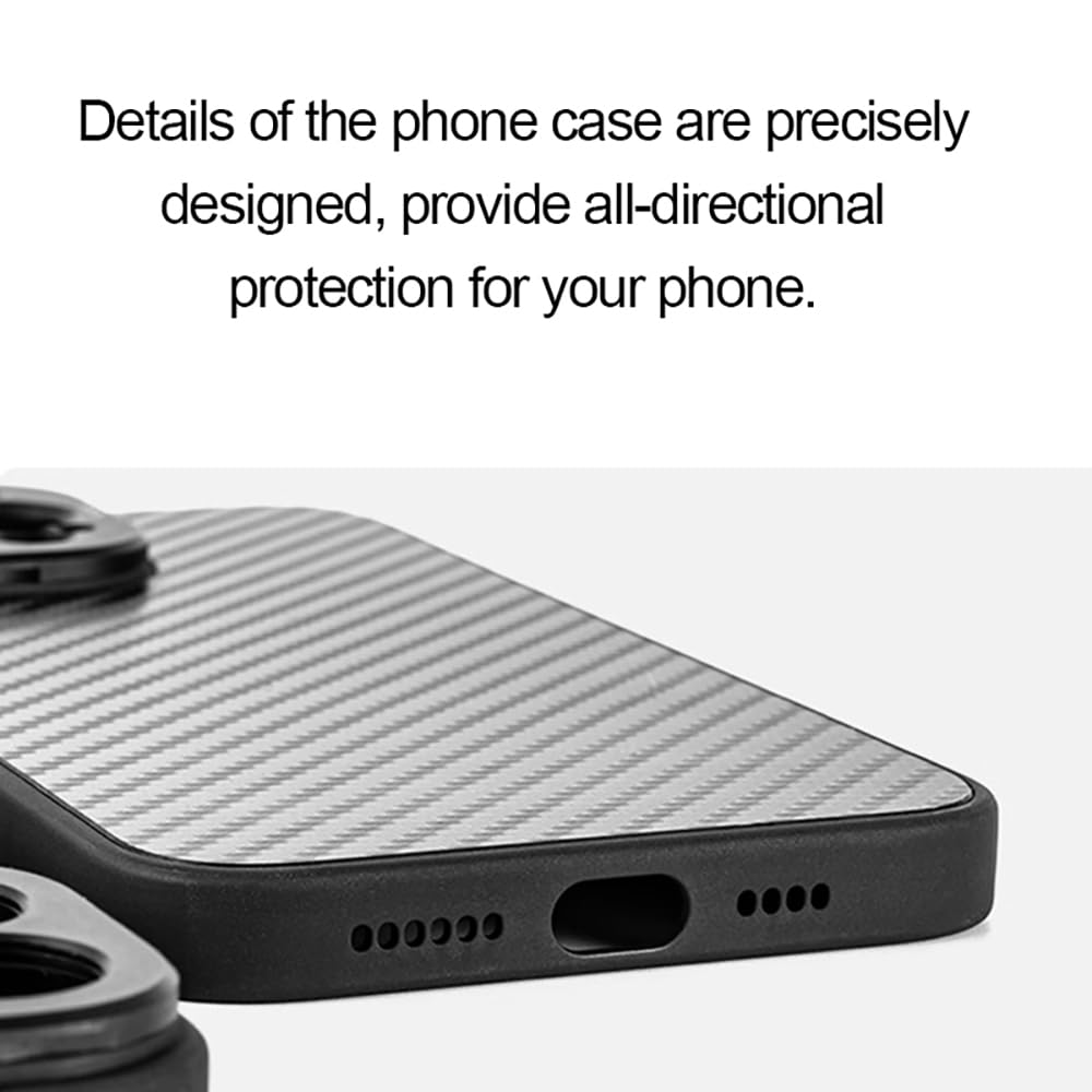Kase Custodia protettiva M17 compatibile con iPhone 16 Pro Max, obiettivo macro Master e tutti gli obiettivi per smartphone con filettatura da 17 mm, nero