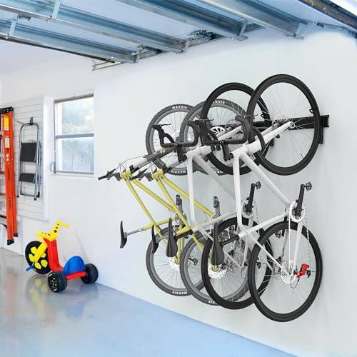 Ultrawall Swivel Bike Storage Rack, Adjustable Wall Mounted Bike Rack for Garage, Vertical Bike Hanger for Indoor Bicycle Storage, Space Saving Bike Holder Ultrawall Swivel Bike Storage Rack, Adjustable Wall Mounted Bike Rack for Garage, Vertical Bike Hanger for Indoor Bicycle Storage, Space Saving Bike Holder