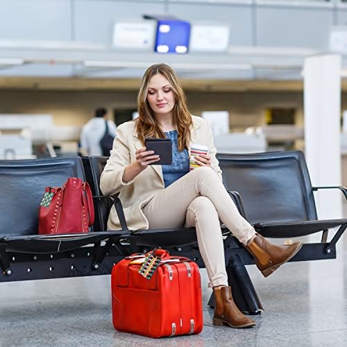 5PCS Luggage Tags, Silicone Luggage Labels Suitcase Tags for ID Name Address Tel Tag