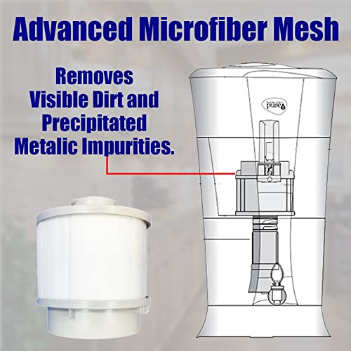 Image of Pleated Filter (Mfm) Suitable With Hul Pureit Advanced 23 Litres Water Purifier ,activated carbon, White