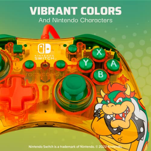 Pdp Rock Candy Wired Controller For Nintendo Switch/ Lite/ Oled - Lemon Bomb Bowser #TOP2