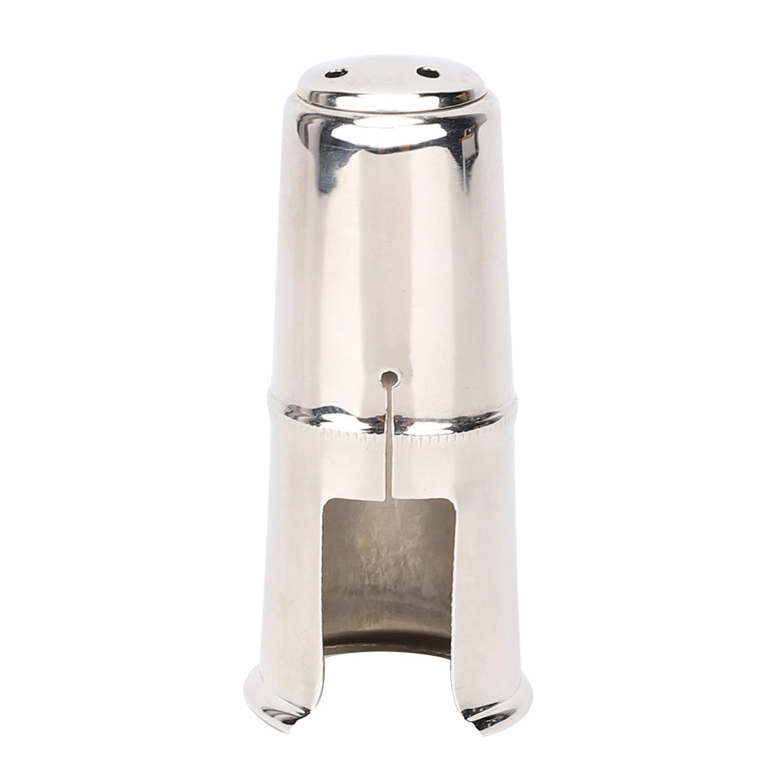 Capuchon bec clarinette Sib, couvercle de protection de capuchon de tête de flûte, bouchon d'embouchure nickelé, pour saxophone, de la clarinettes aiguë ou de la clarinette