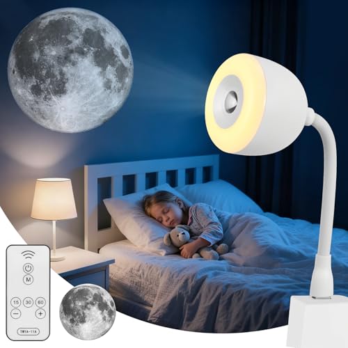 Moon Lamp Projector Night Light With Remote Control 20CM Galaxy Projector