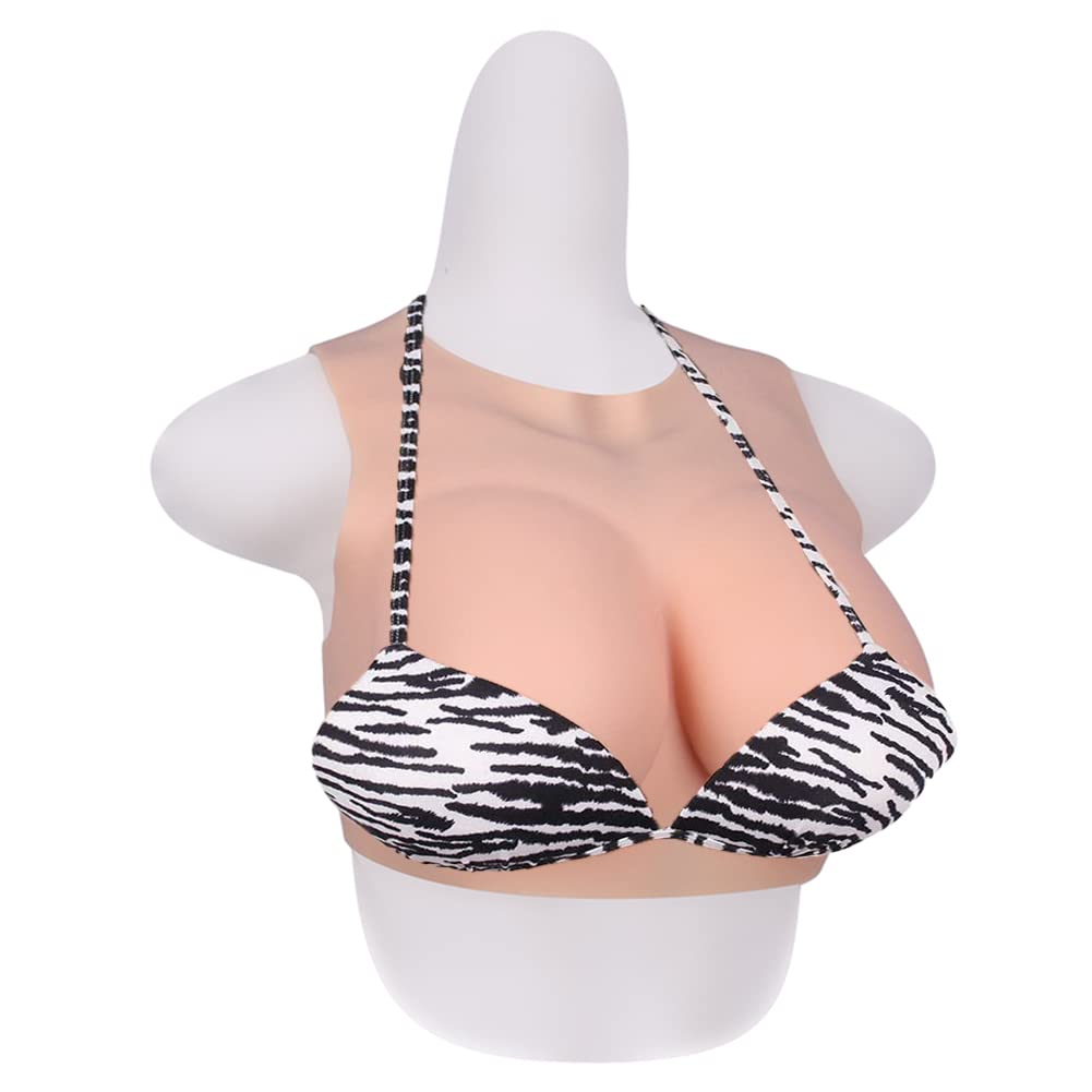 IMI Huge S Cup No Oil Silicone Breast Forms Crossdresser Fake Tits Breast Plate