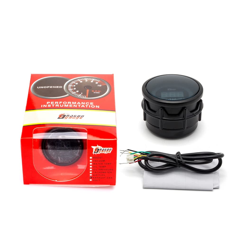 2 Pulgadas 52Mm 20 Led Digital Car Air Fuel Ratio Monitor Racing Gauge