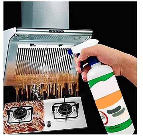 UBC CREATION Kitchen Cleaner Spray Oil & Grease Stain Remover Stove & Chimney Cleaner Spray Non-Flammable Nontoxic Magic Degreaser Spray for Kitchen Gas Stove Cleaning Spray (500ml)