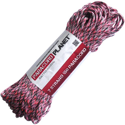 PARACORD PLANET 10 Feet Nylon 550Lb Type Iii 7 Strand Paracord Sneaky Pink Camo — image 1