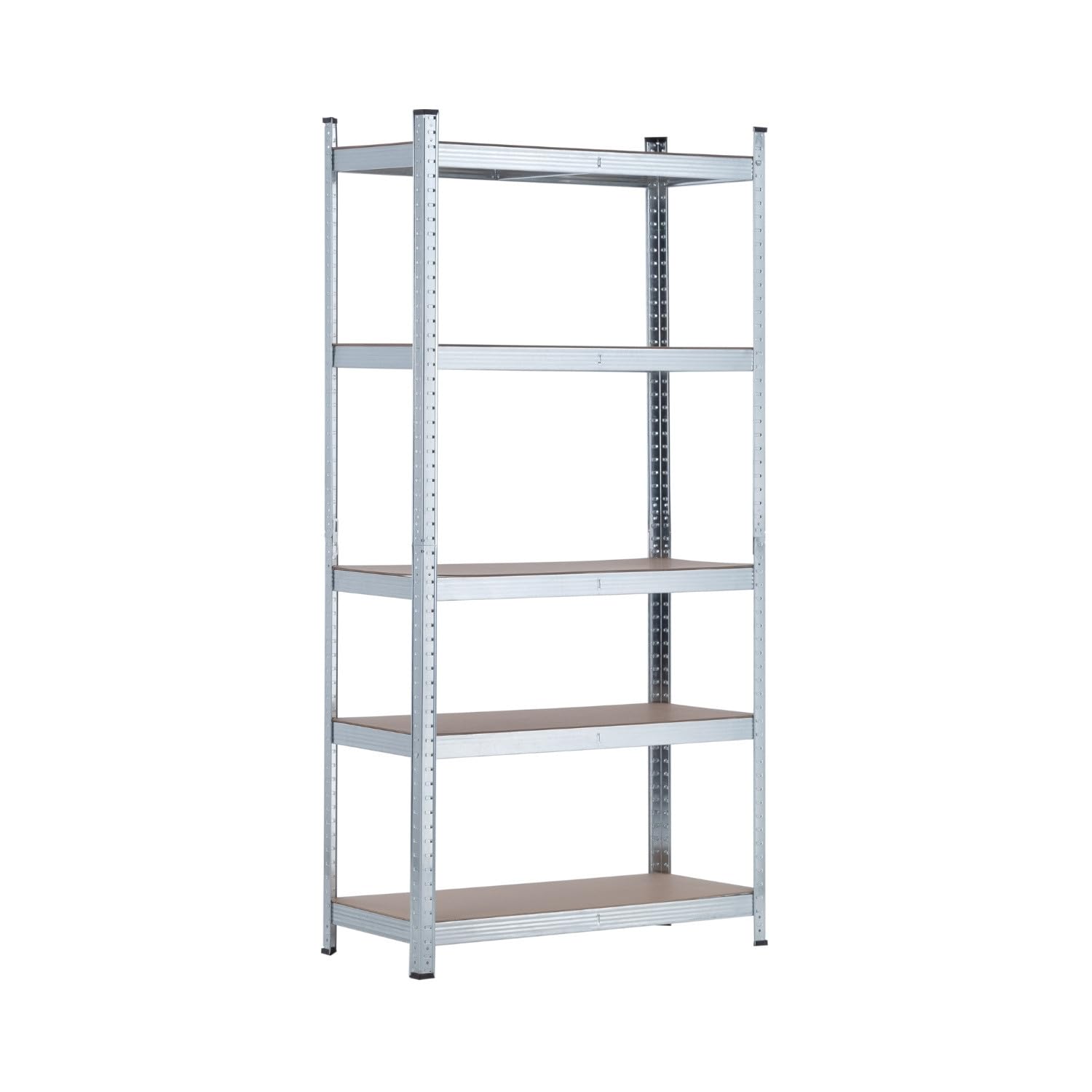 Pack 2 Estanterías Modulares y 1 Estantería Esquinera Galvanizadas 5 Baldas Ajustables GH91