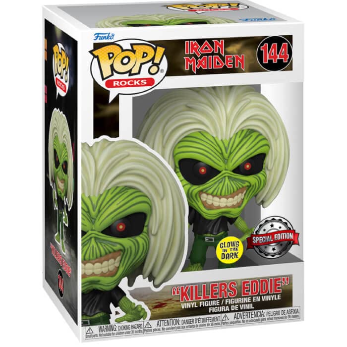 Amazon.com: Funko Pop! Rocks: Iron Maiden - Killers - Glow in The Dark -  Collectible Vinyl Figure - Gift Idea - Official Products - Toys for Kids  and Adults - Music Fans : Toys \u0026 Games