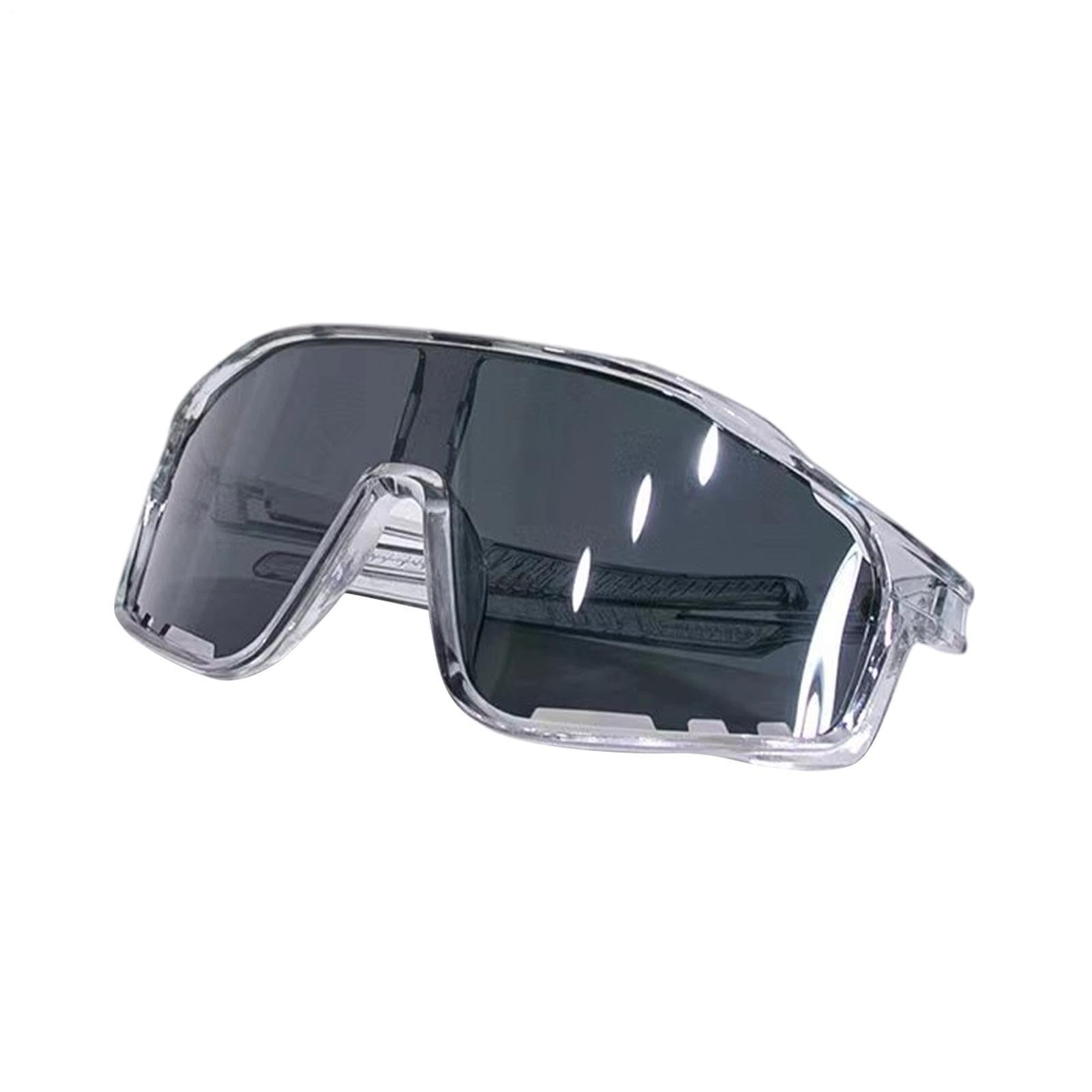 Occhiali da sole fotocromatici adattivi, unisex, da corsa, 14,2 x 13 x 6 cm, lenti che cambiano luce, occhiali protettivi per sport all'aria aperta, ciclismo e comfort quotidiano alla luce del sole