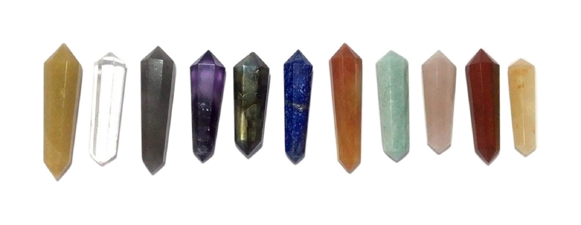Amazon.co.jp: WholesaleGemShop 美しい10個の宝石 ダブル
