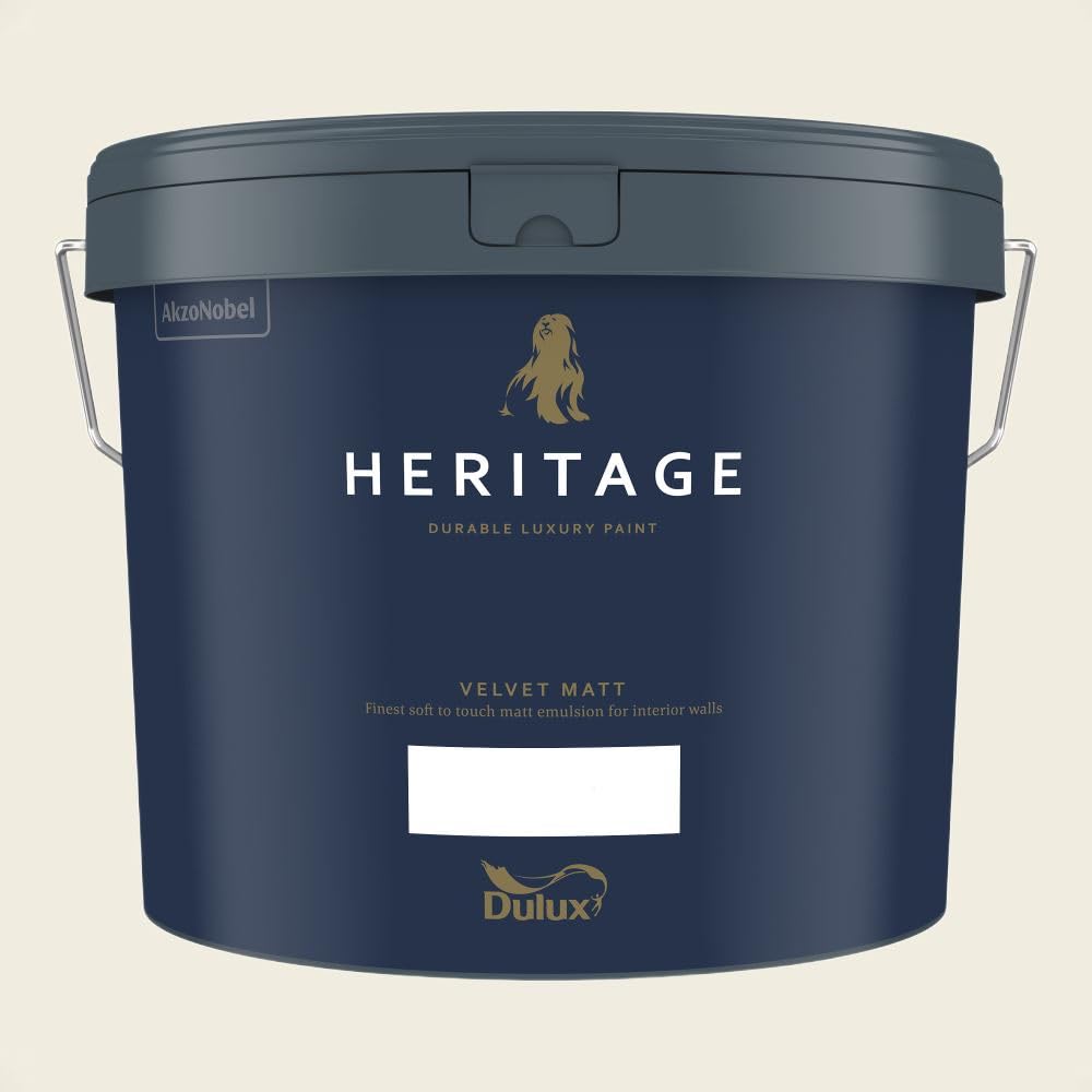Paint Stop Mixed Colour Dulux Trade Heritage Matt Alabaster White 10L