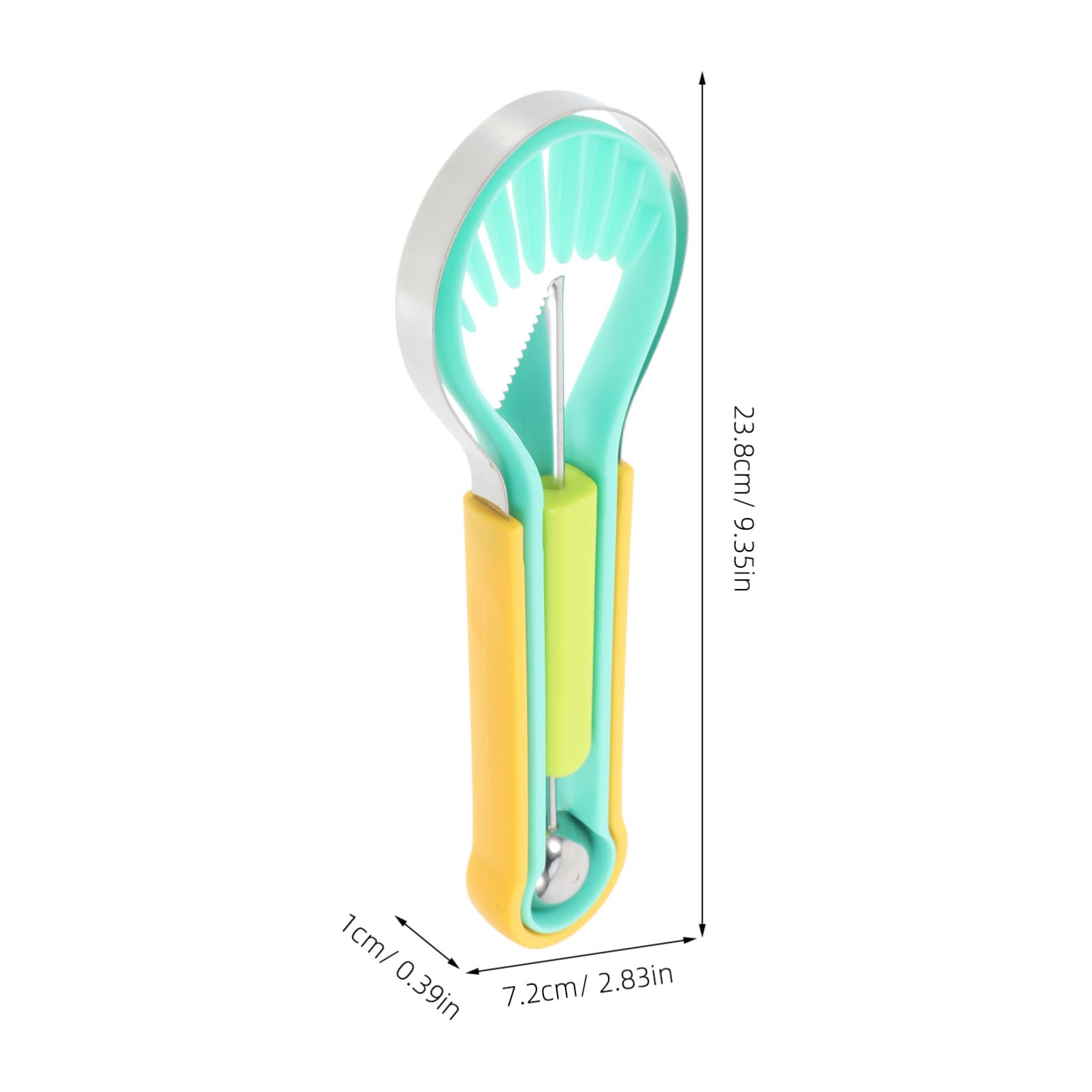 PartyKindom Dual Head Fruit Scooper Melon Baller Slicer Tool for Watermelon Fruit